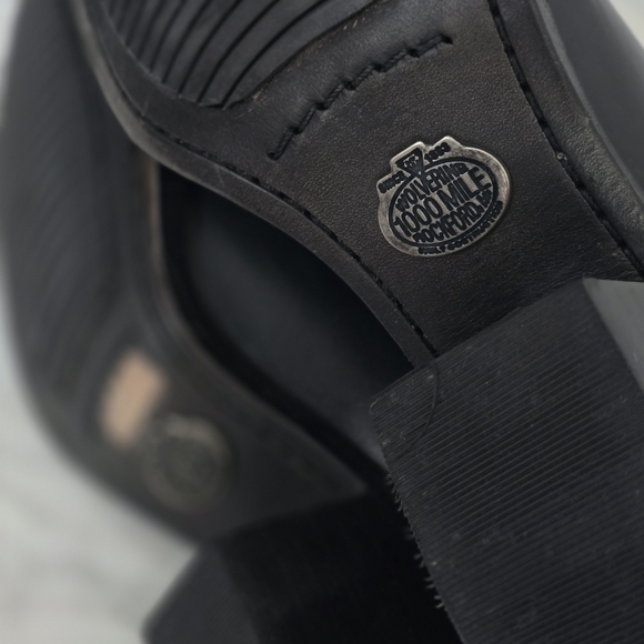 WOLVERINE 1000 Mile Black Leather Zadie Ankle Booties Women's Size 6 - Picture 8 of 11